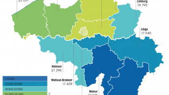 Fewer stores in Belgium