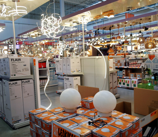 Hornbach, Zwolle, lighting department