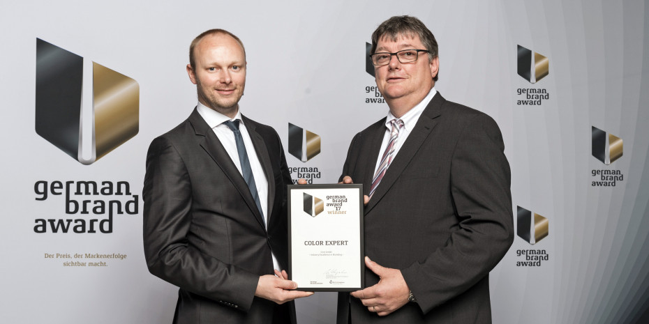 German Brand Award 2017, P. Escher (l.), M. Oppermann
