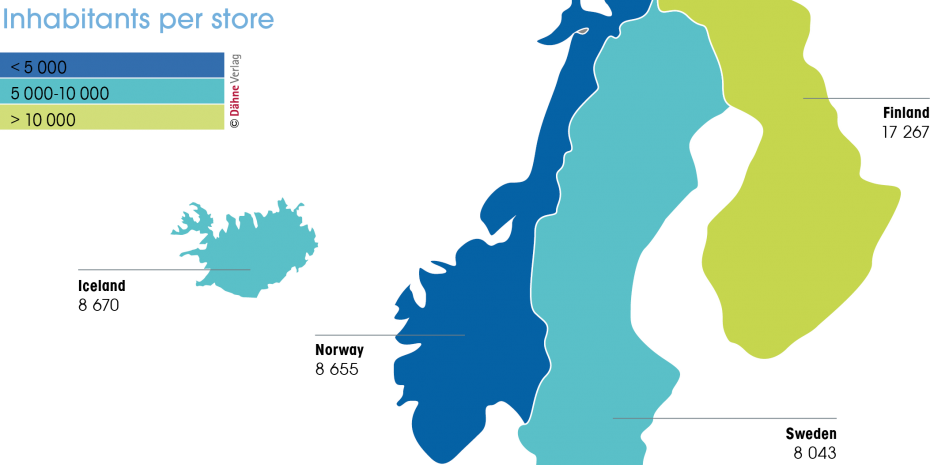 Inhabitants per store
